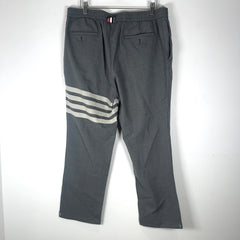 Thom Browne Woostered Woven Wool 4-Bar Pants