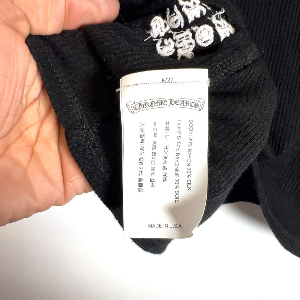 Chrome Hearts Vine Dagger Embroidered Tank Top
