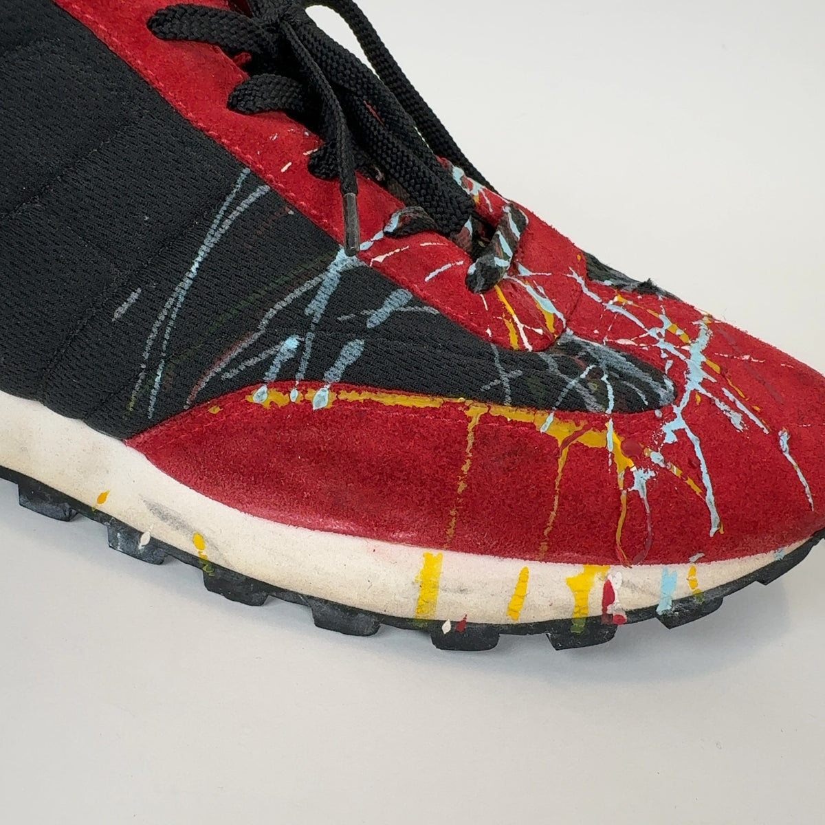 Maison Margiela Paint Splatter Lowtop Sneakers