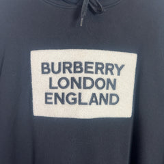 Burberry Logo Applique Hoodie