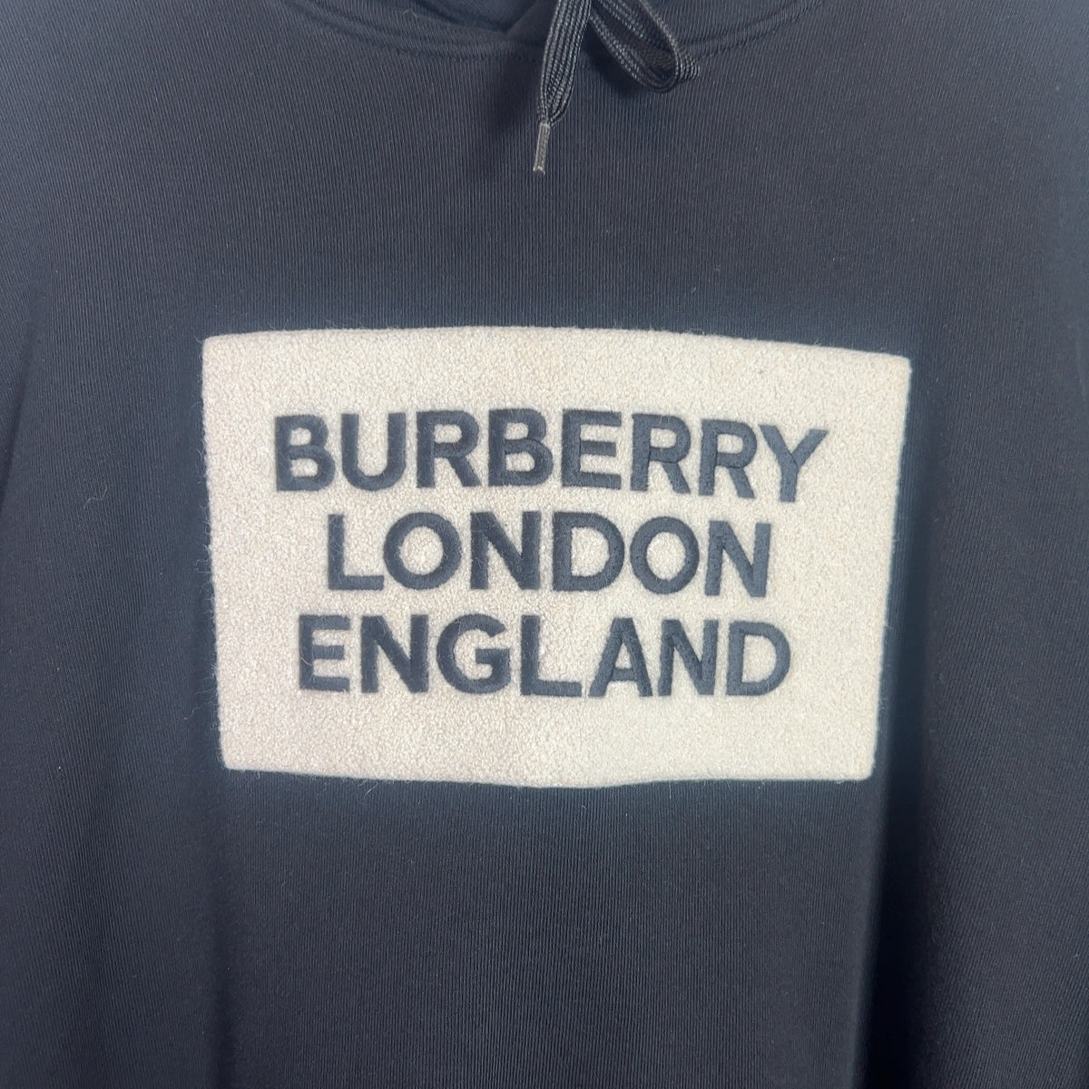 Burberry Logo Applique Hoodie