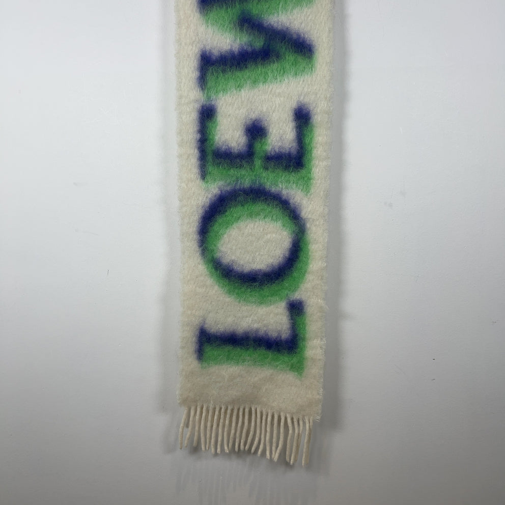 Loewe Mohair Logo Scarf