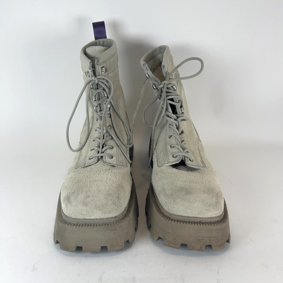Eytys Suede Combat Platform Boots