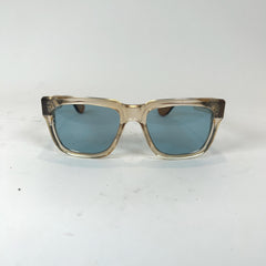 Chrome Hearts Clearish Frame Box Officer Sunglasses