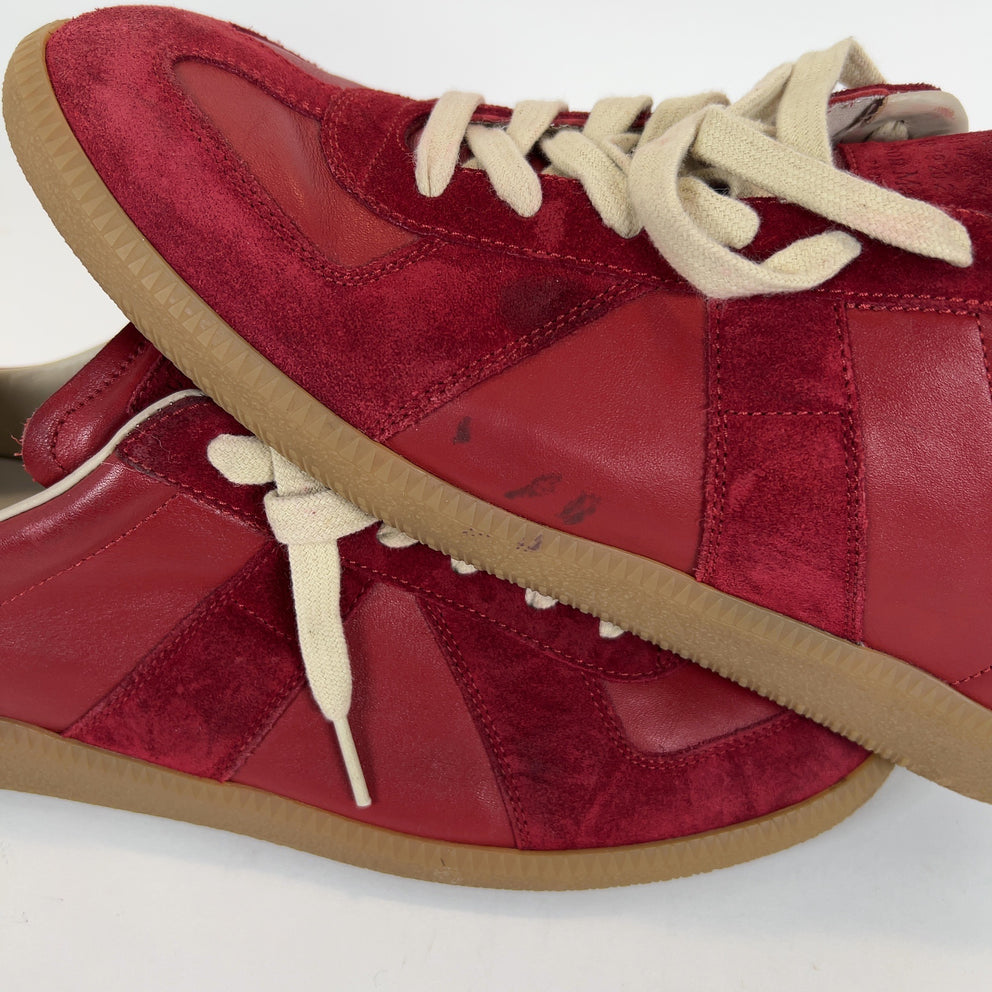 Maison Margiela Red Replica Low-Top Gats