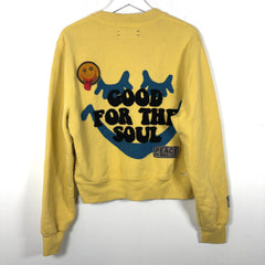 Amiri 'All Love' Yellow Crewneck