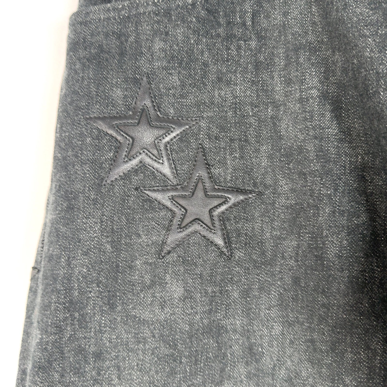 Chrome Hearts Star Patch Raw Denim Jeans
