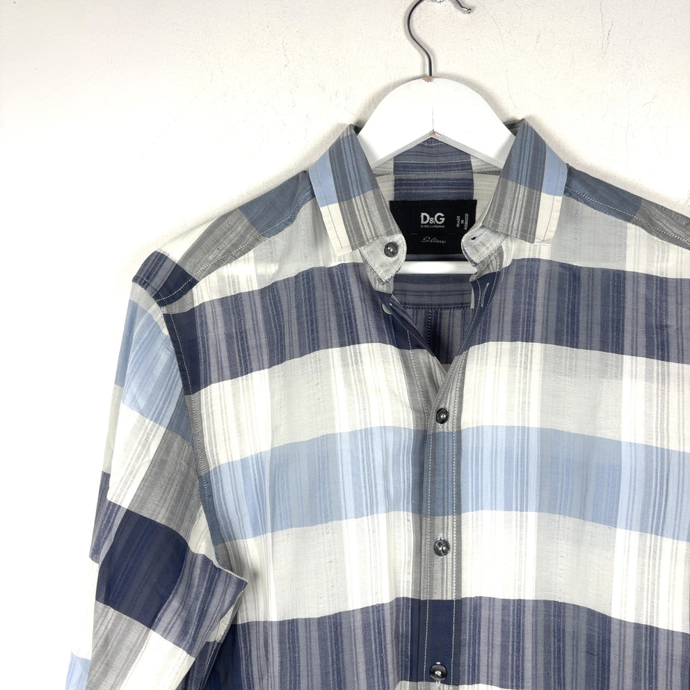 Dolce & Gabbana Big Striped D&G Button-Up Shirt