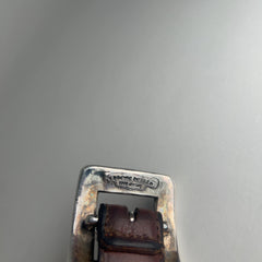 Chrome Hearts 1" Floral Square Belt