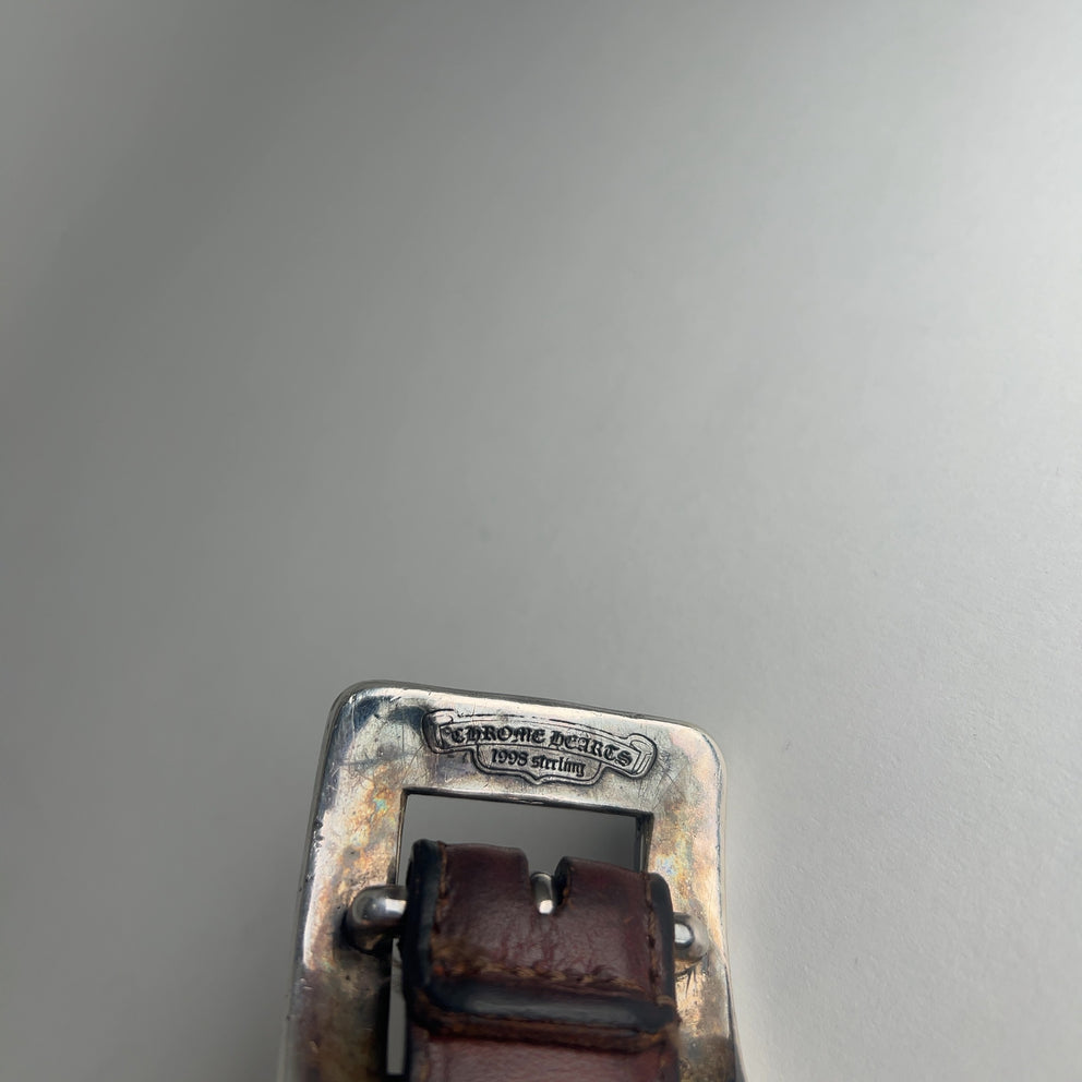 Chrome Hearts 1" Floral Square Belt