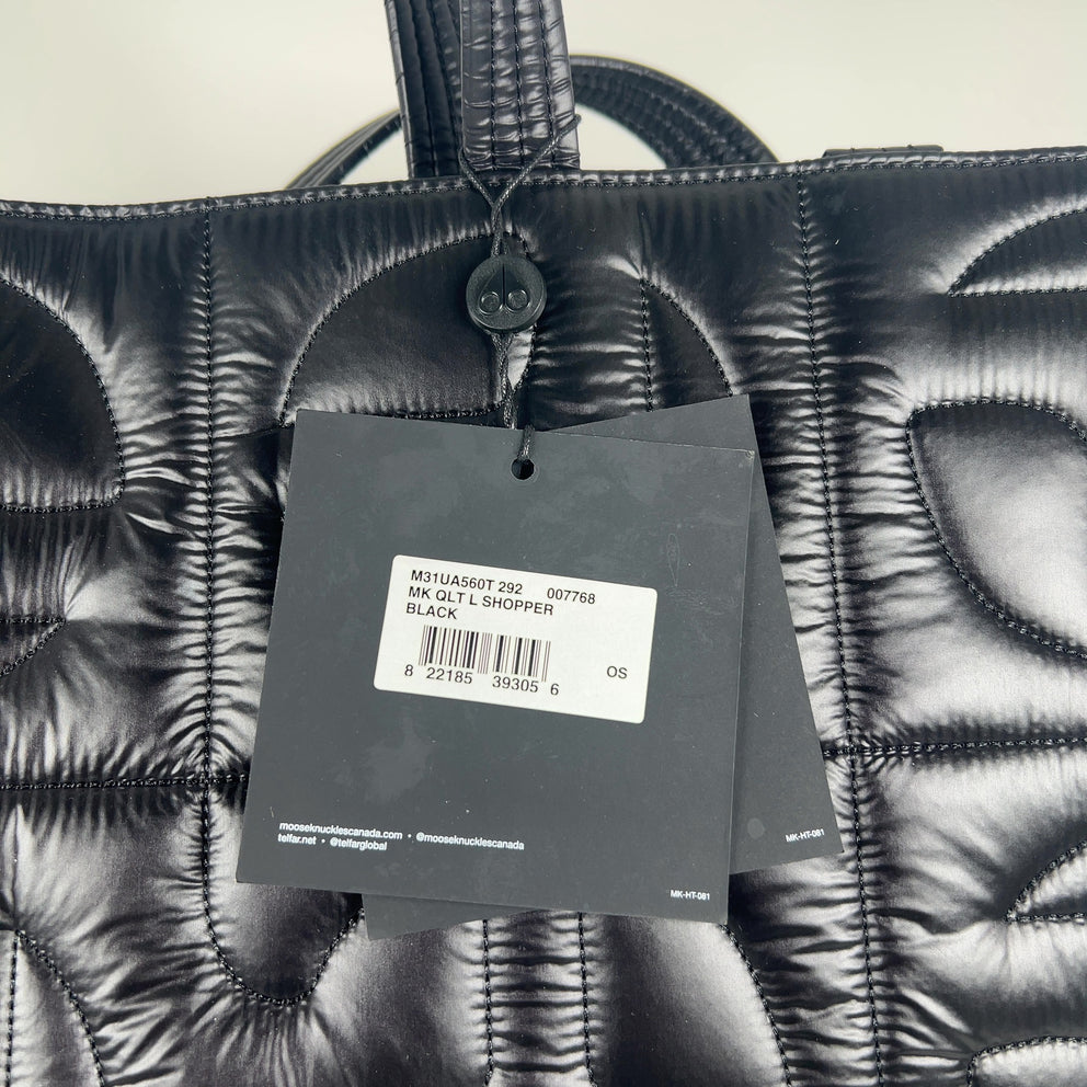 Telfar x Moose Knuckle Puffer Logo Tote Bag