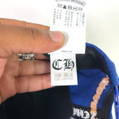 Chrome Hearts Blue/Gold CH Baseball Hat