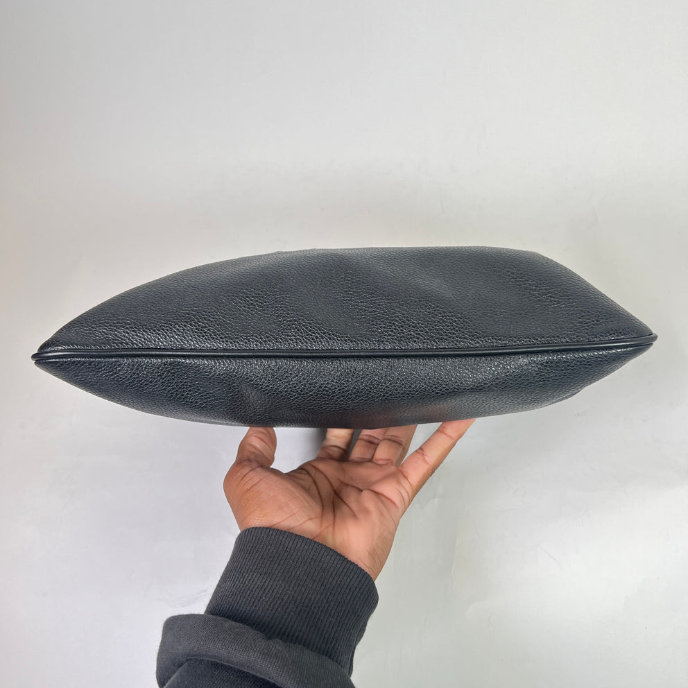 Amiri Pebbled Leather Embossed Pouch