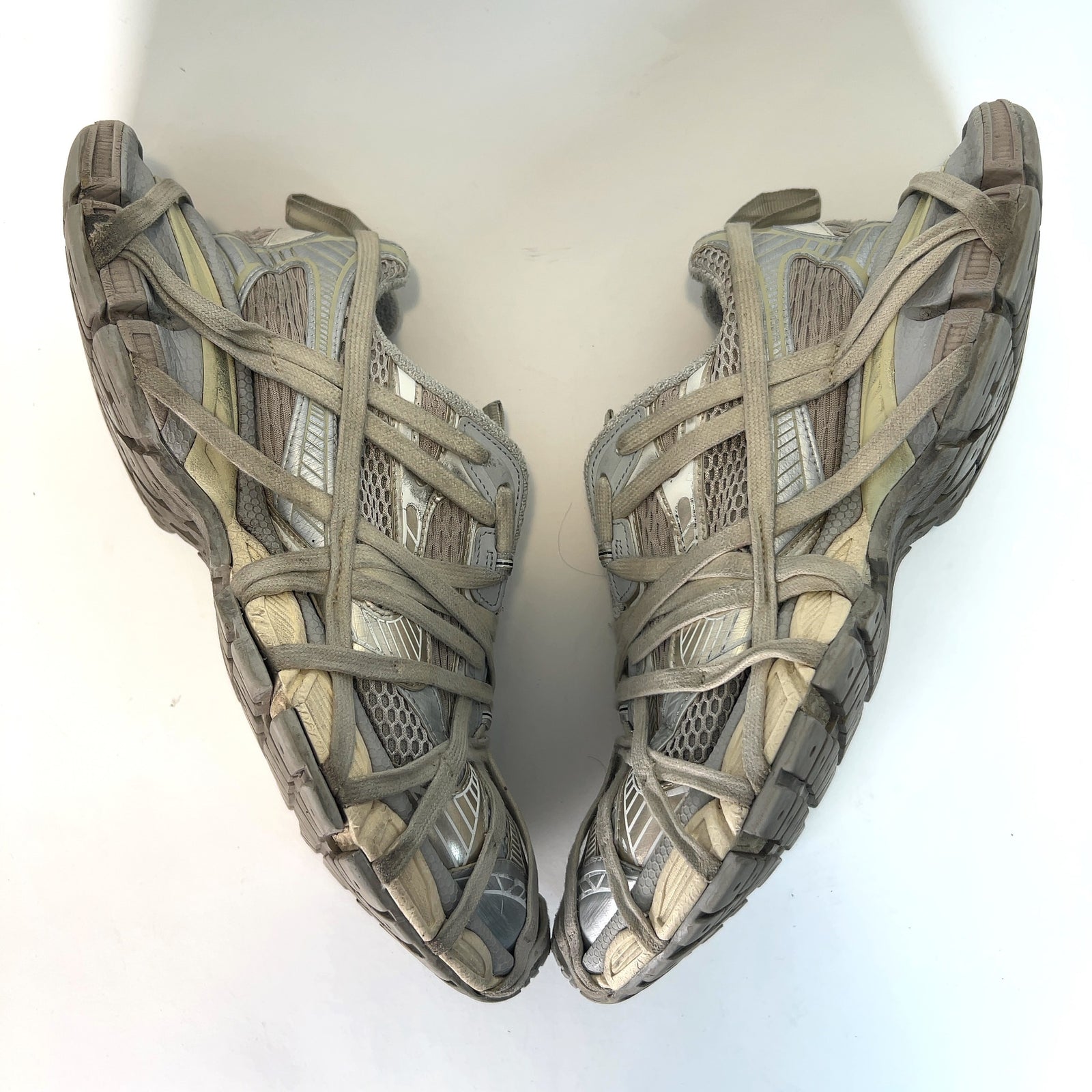 Balenciaga 3XL Extreme Lace Low Top Sneakers