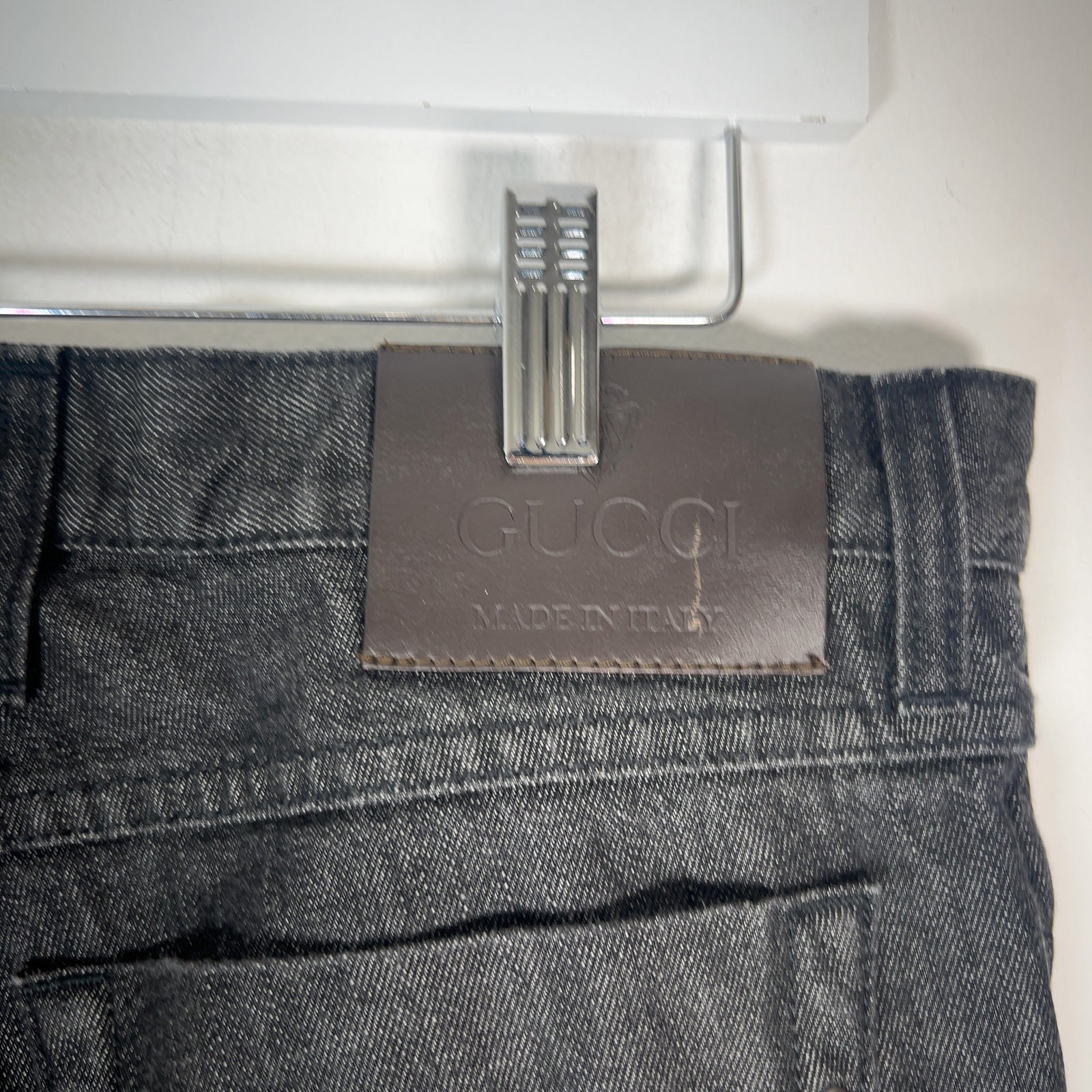 Gucci Straight Leg Denim Pants