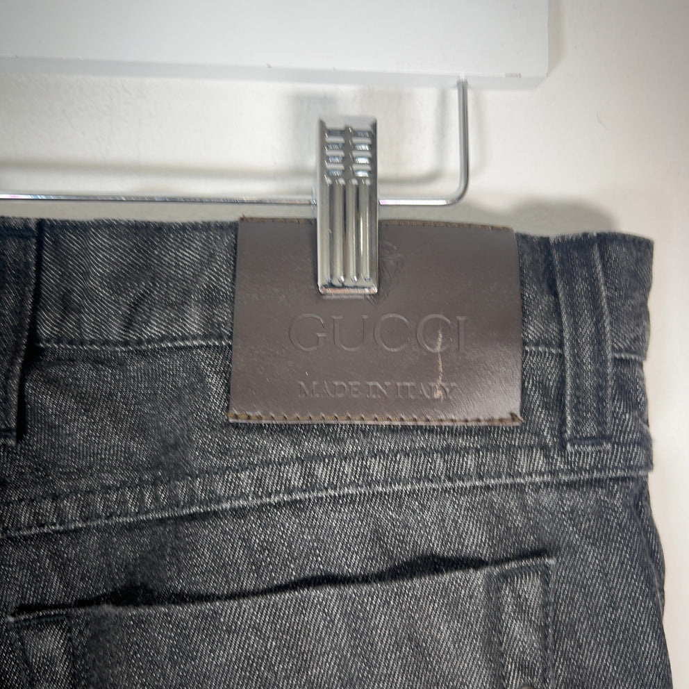 Gucci Straight Leg Denim Pants