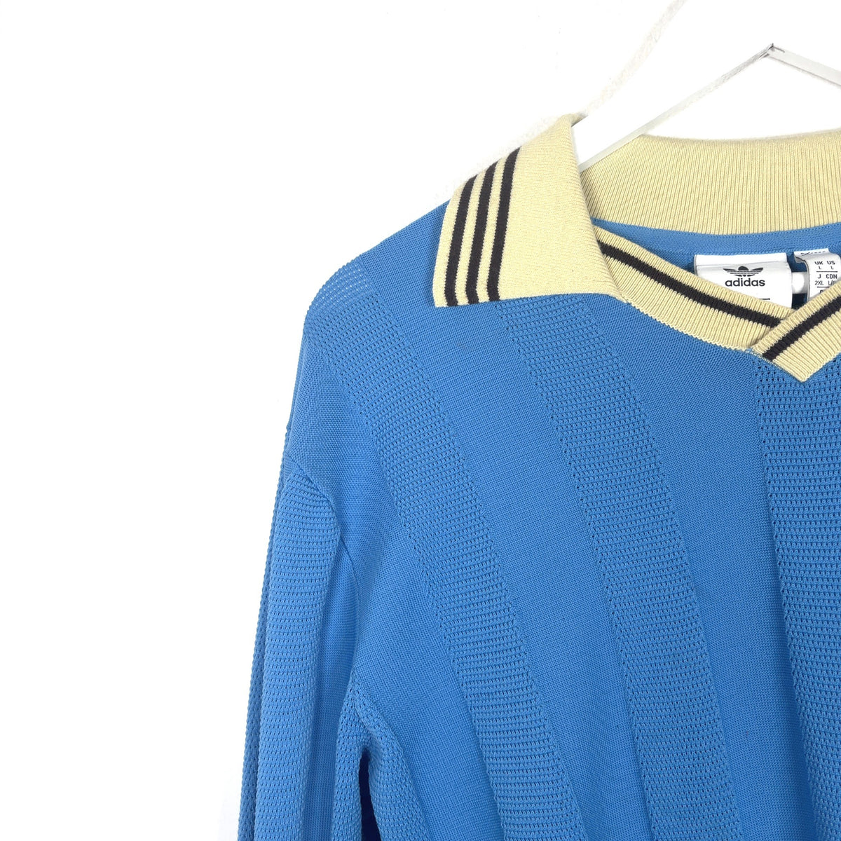 Wales Bonner x Adidas Knitted Striped Collar Soccer Jersey Shirt
