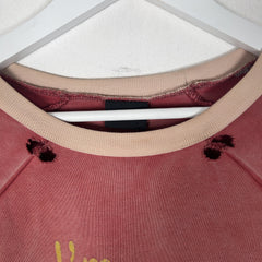 Raspberry Hills x Greedy Unit 'Mechanically Inclined' Graphic Distressed T-Shirt