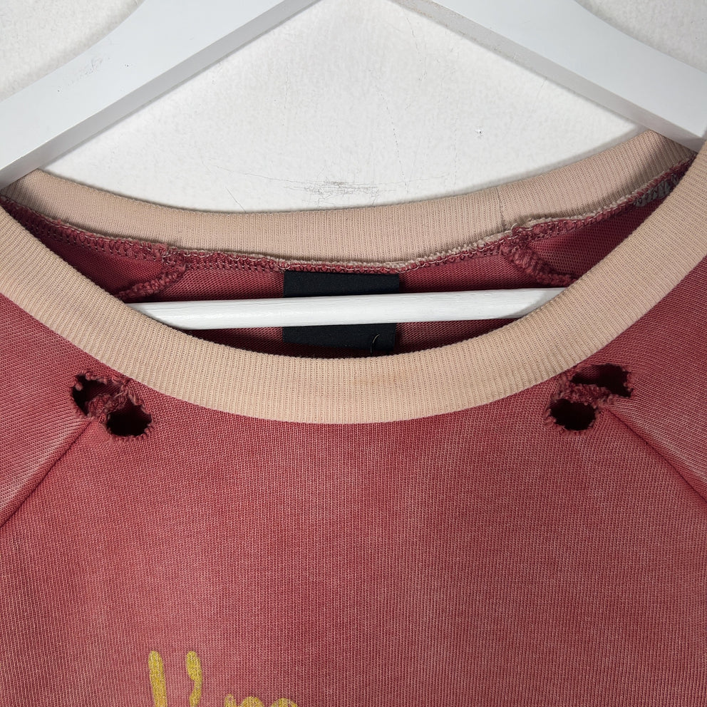 Raspberry Hills x Greedy Unit 'Mechanically Inclined' Graphic Distressed T-Shirt