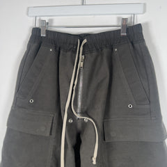 Rick Owens FW24 Porterville Woven Cropped Bela Cargos Size M