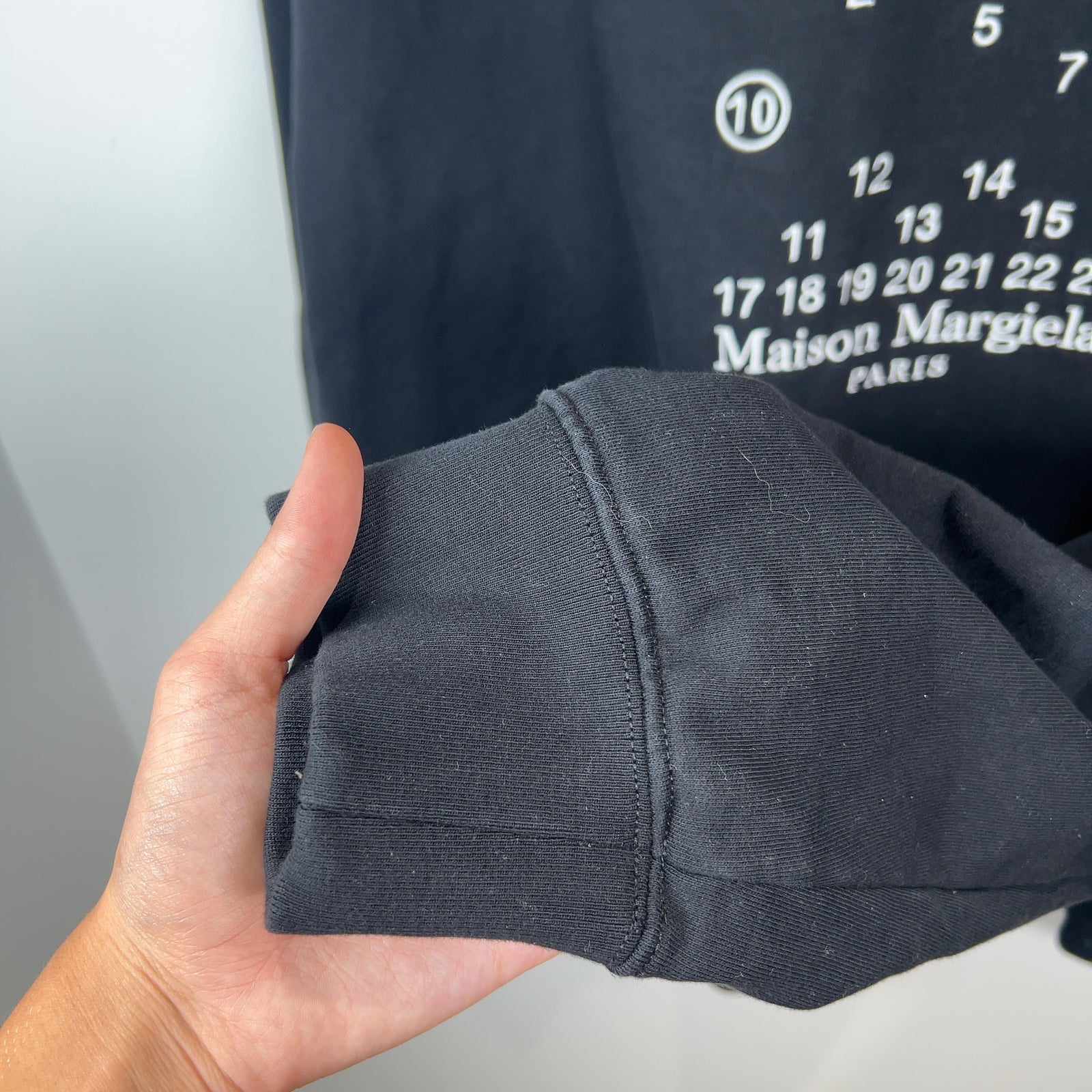 Maison Margiela Oversized Number Logo Hoodie