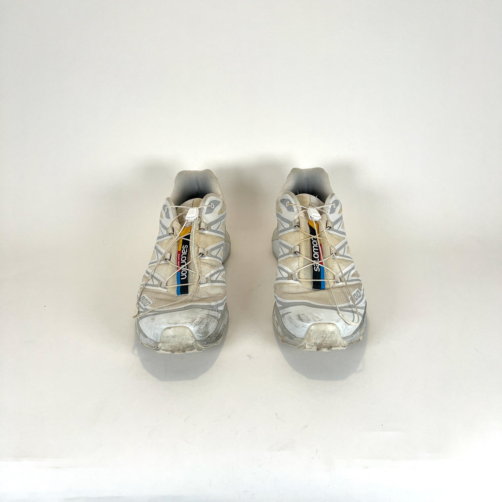 Salomon White XT6 Lowtop Sneakers