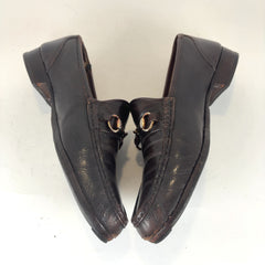 Gucci Vintage Leather Horsebit Loafer