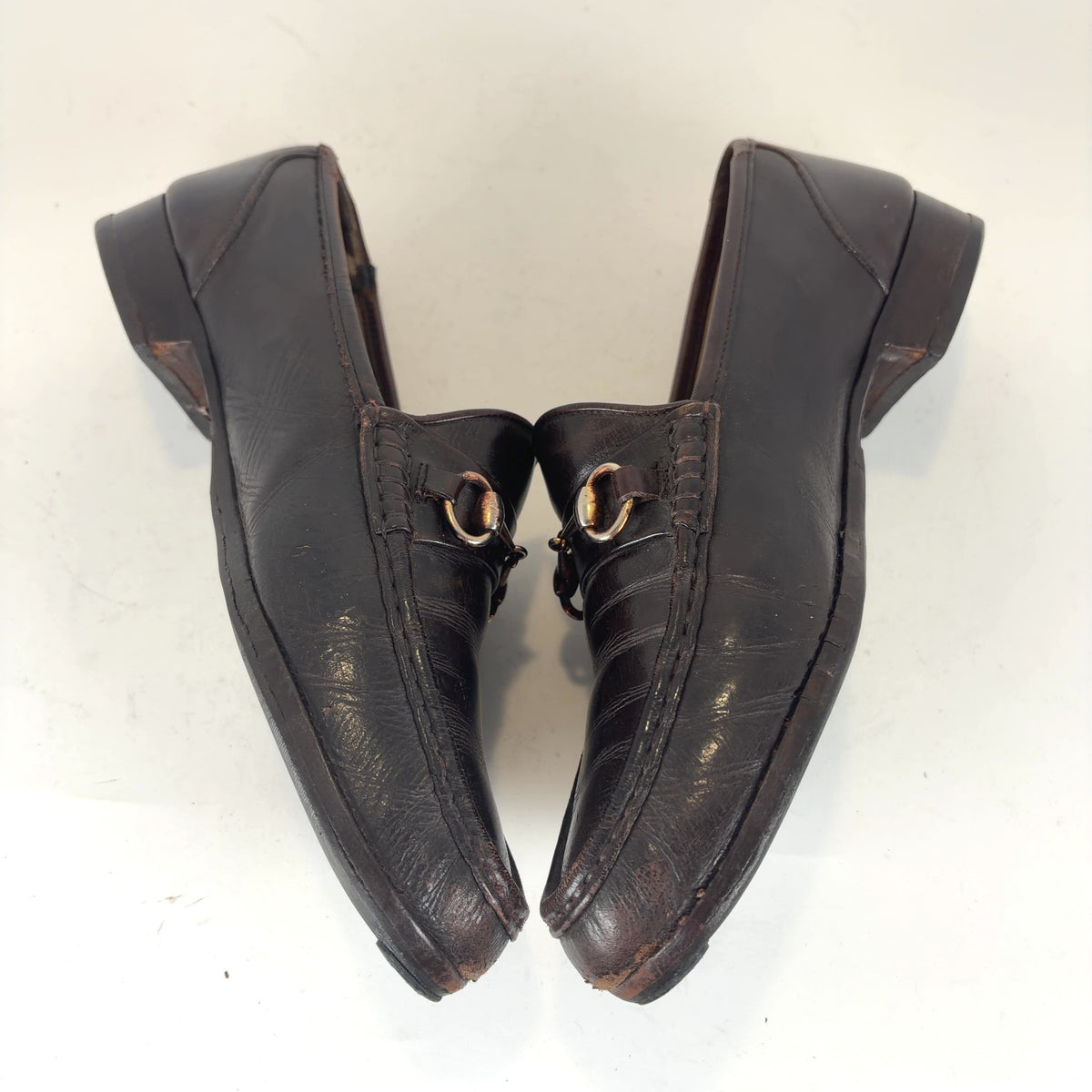 Gucci Vintage Leather Horsebit Loafer