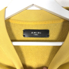 Amiri 'All Love' Yellow Crewneck