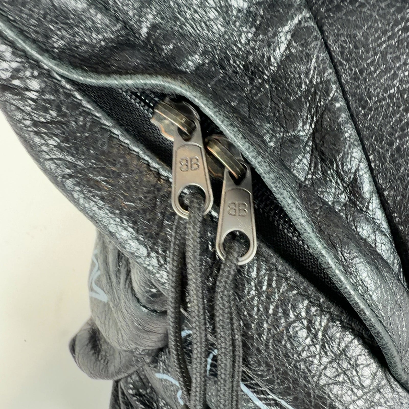 Balenciaga Graffiti Leather Explorer Backpack