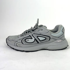 Dior B30 Grey Mesh Microfiber Low-Top Sneakers