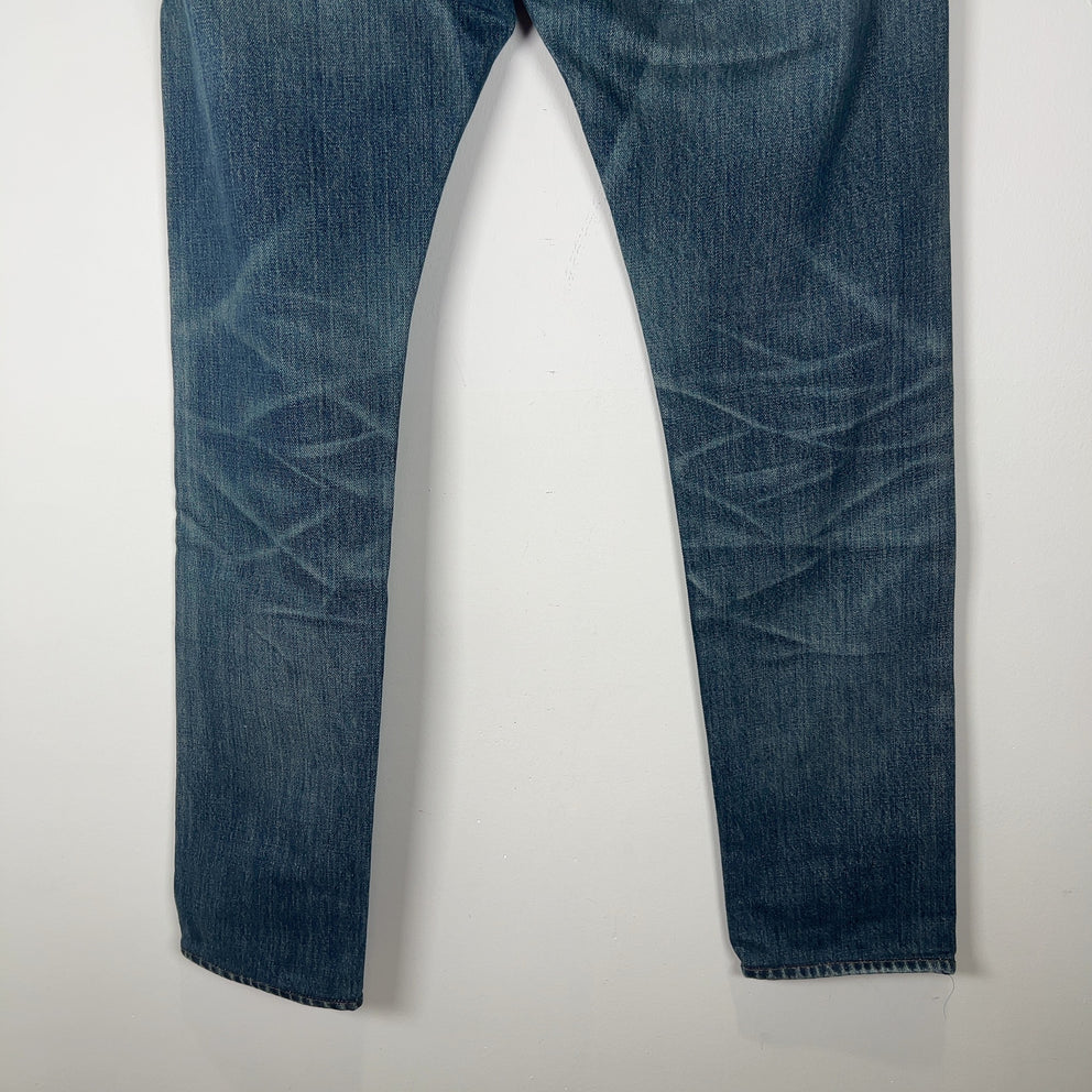 RRL Straight Fit Denim Jeans