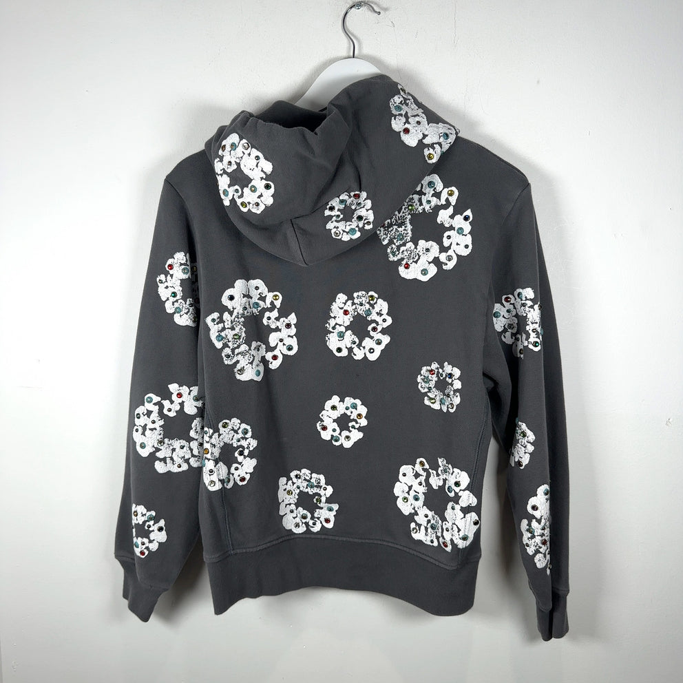 Denim Tears Rhinestone Zip Up Hoodie