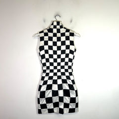 Balenciaga 3D Check Dress