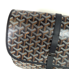 Goyard Black Belvedere II MM Messenger Bag