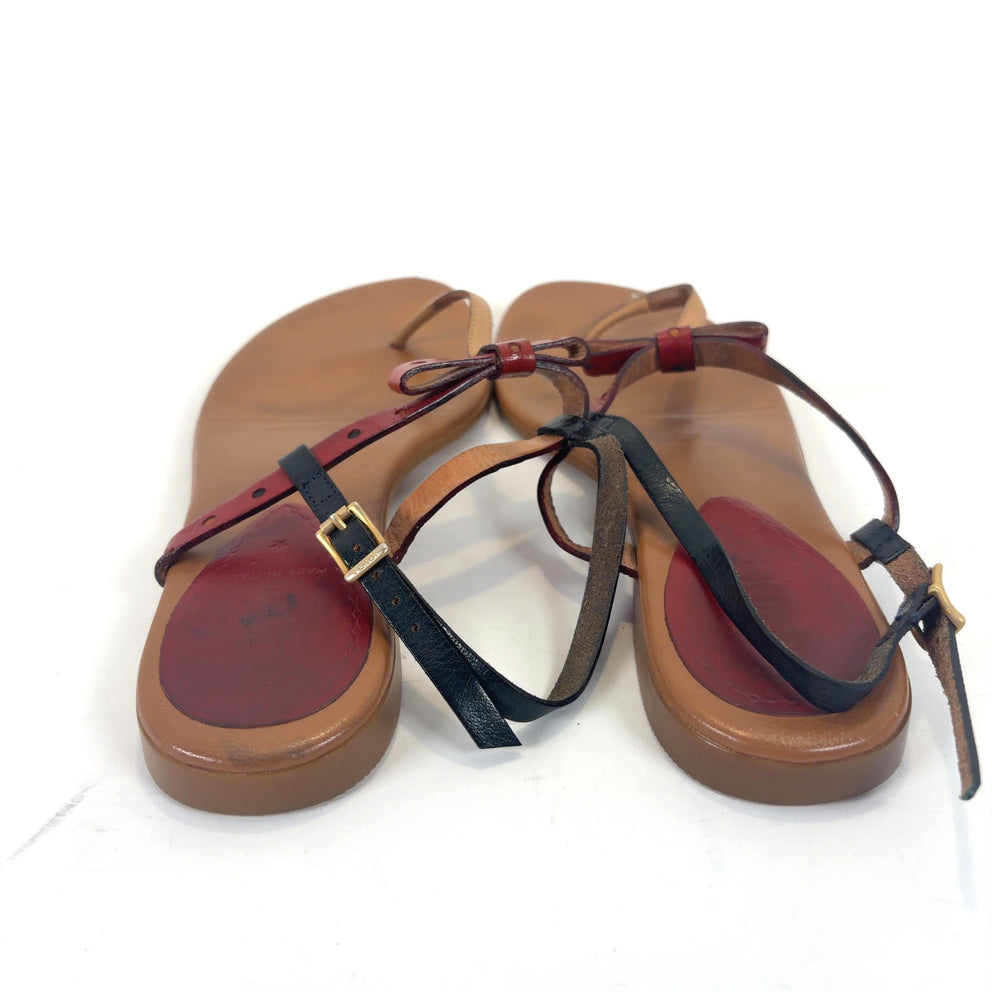 Fendi Multicolor Leahter Slingback Flats