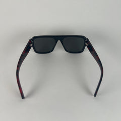 Prada Red Marble Acetate Sunglasses