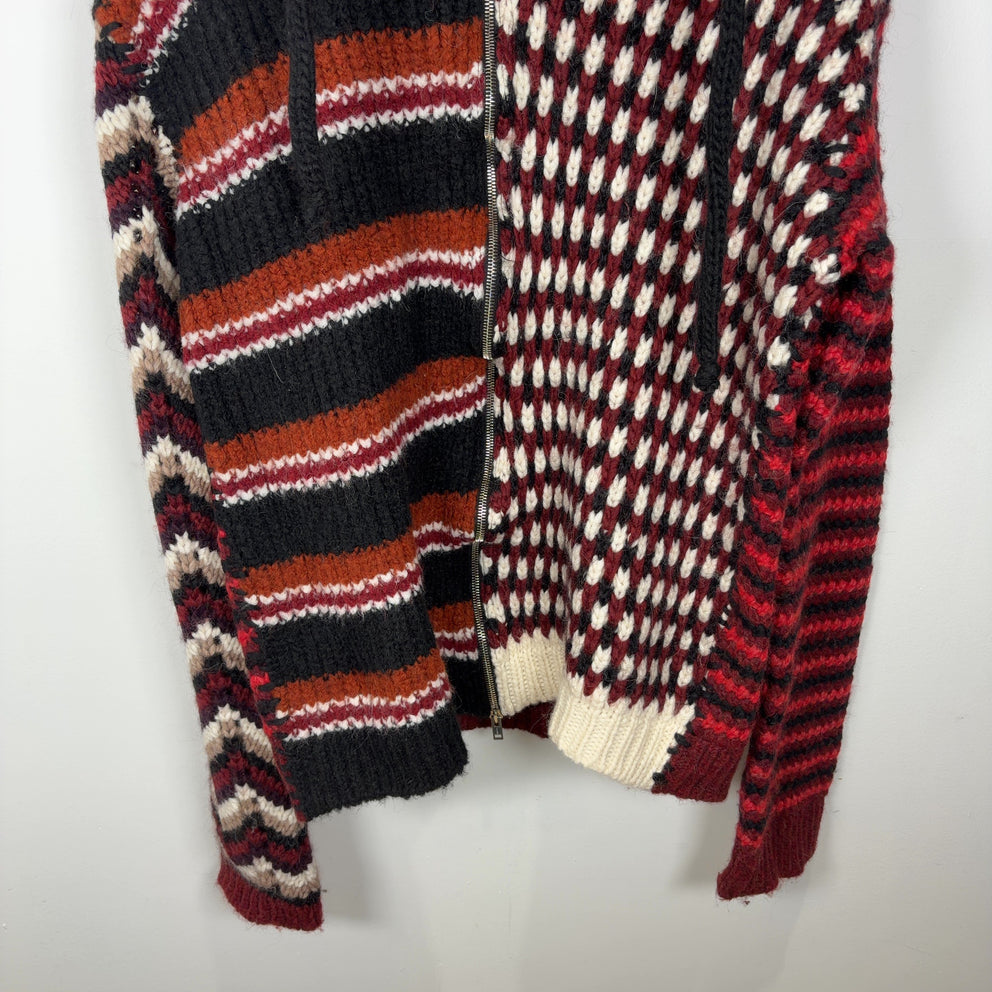 Marni Zip Up Knit Hoodie