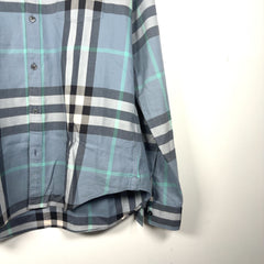 Burberry Plaid Button-Up Shirt