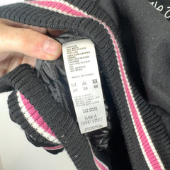 Stussy 'Talk Melton' Striped Varsity Jacket