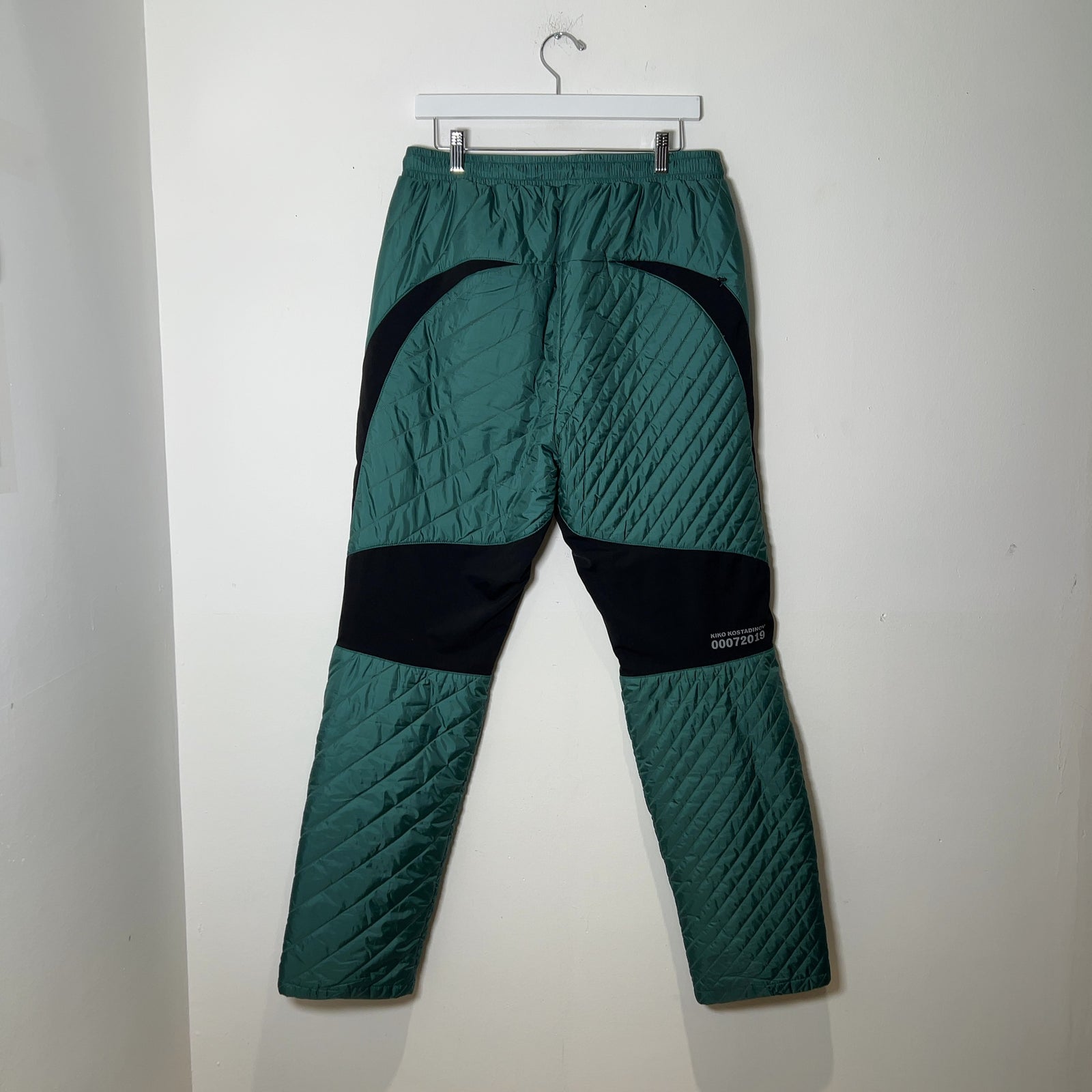 Kiko Kostadinov Asics Green Insulated Pants Size L