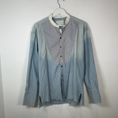 Greg Lauren Reconstructed Denim Tunic Shirt