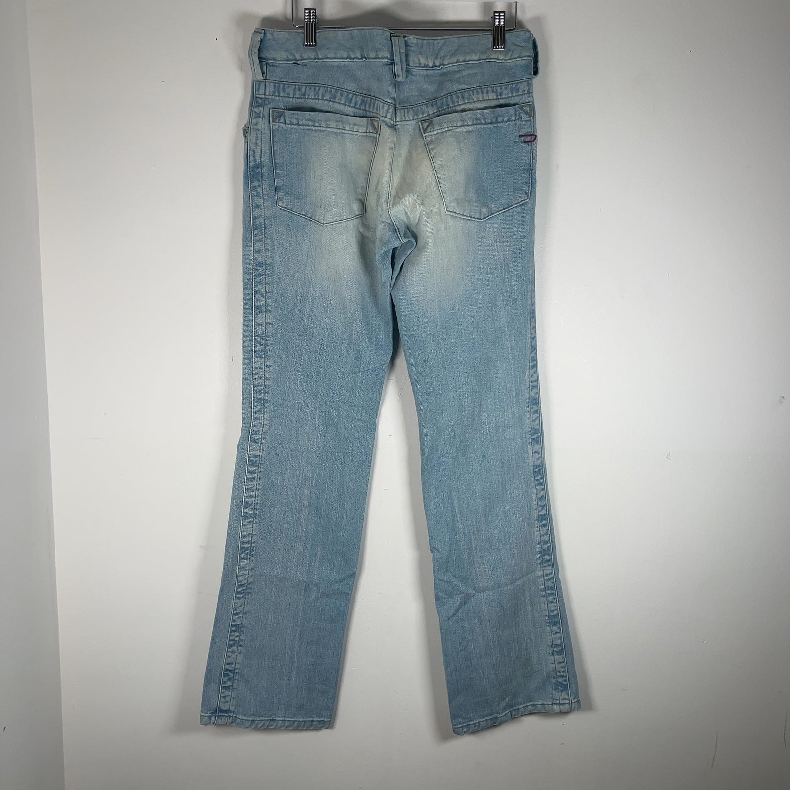 Diesel Straight Bootcut Denim Jeans