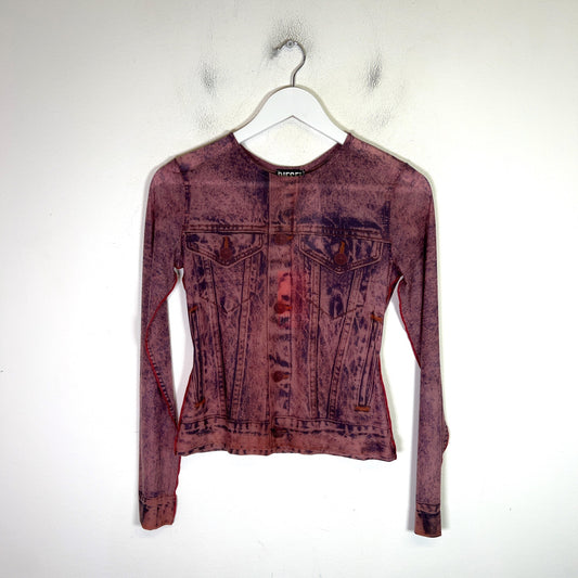Diesel Denim Illusion Trompe L'Oeil Longsleeve