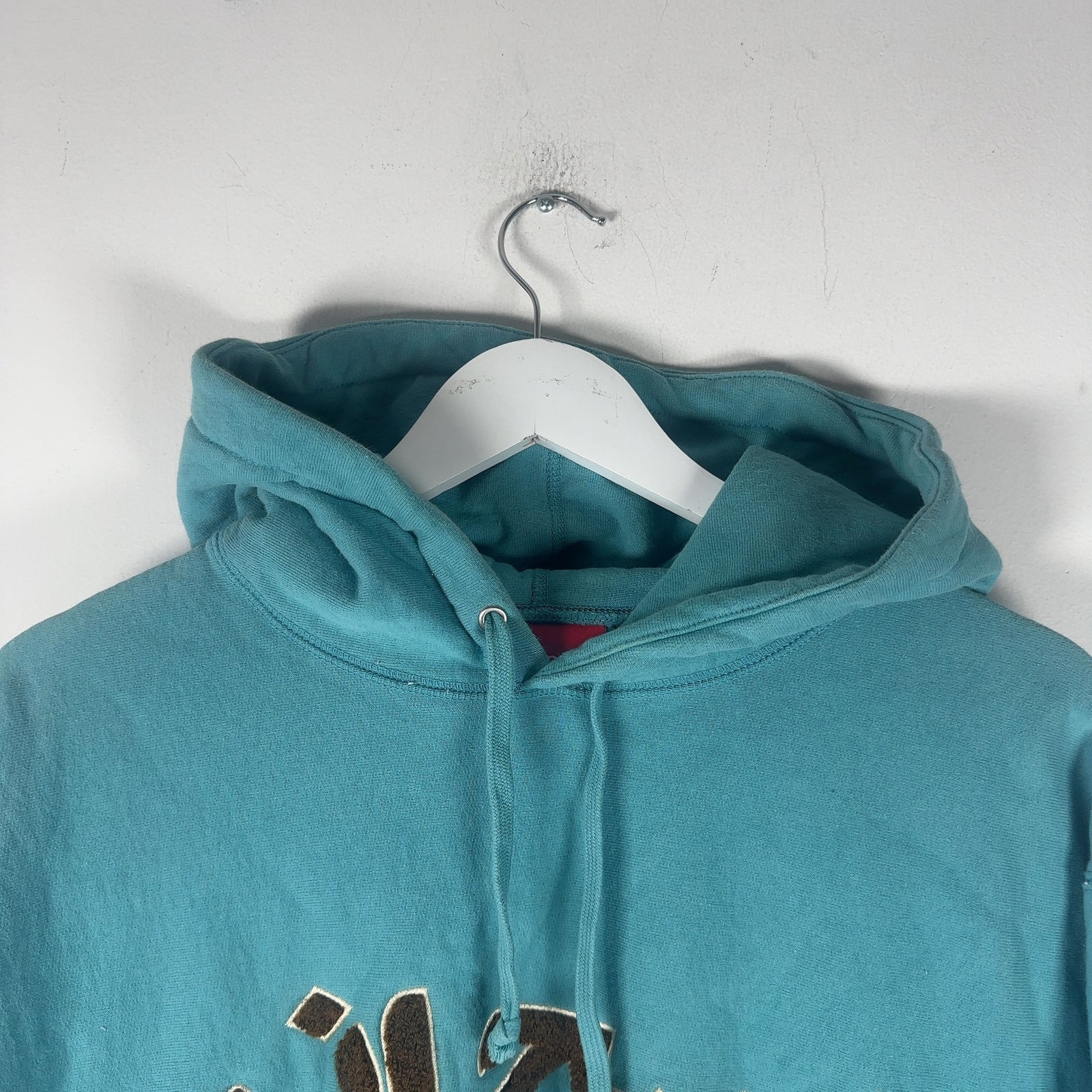 Supreme Arabic Teal Logo Hoodie