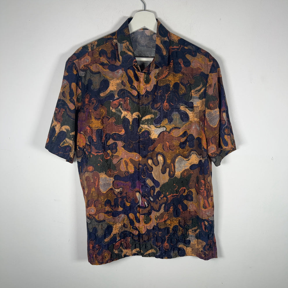 Dior x Peter Doig Camo Oblique Shirt