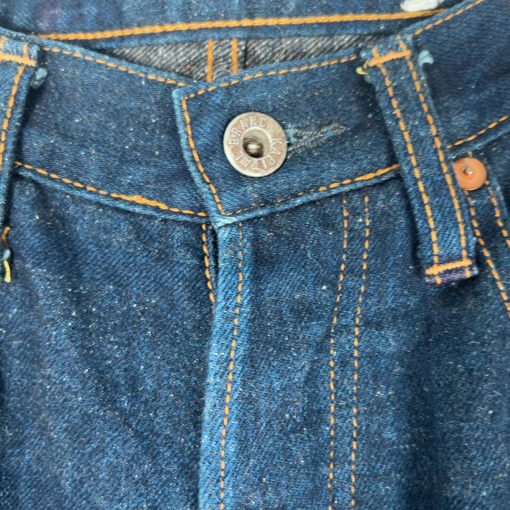 Kapital Plaid Slub Denim Jeans