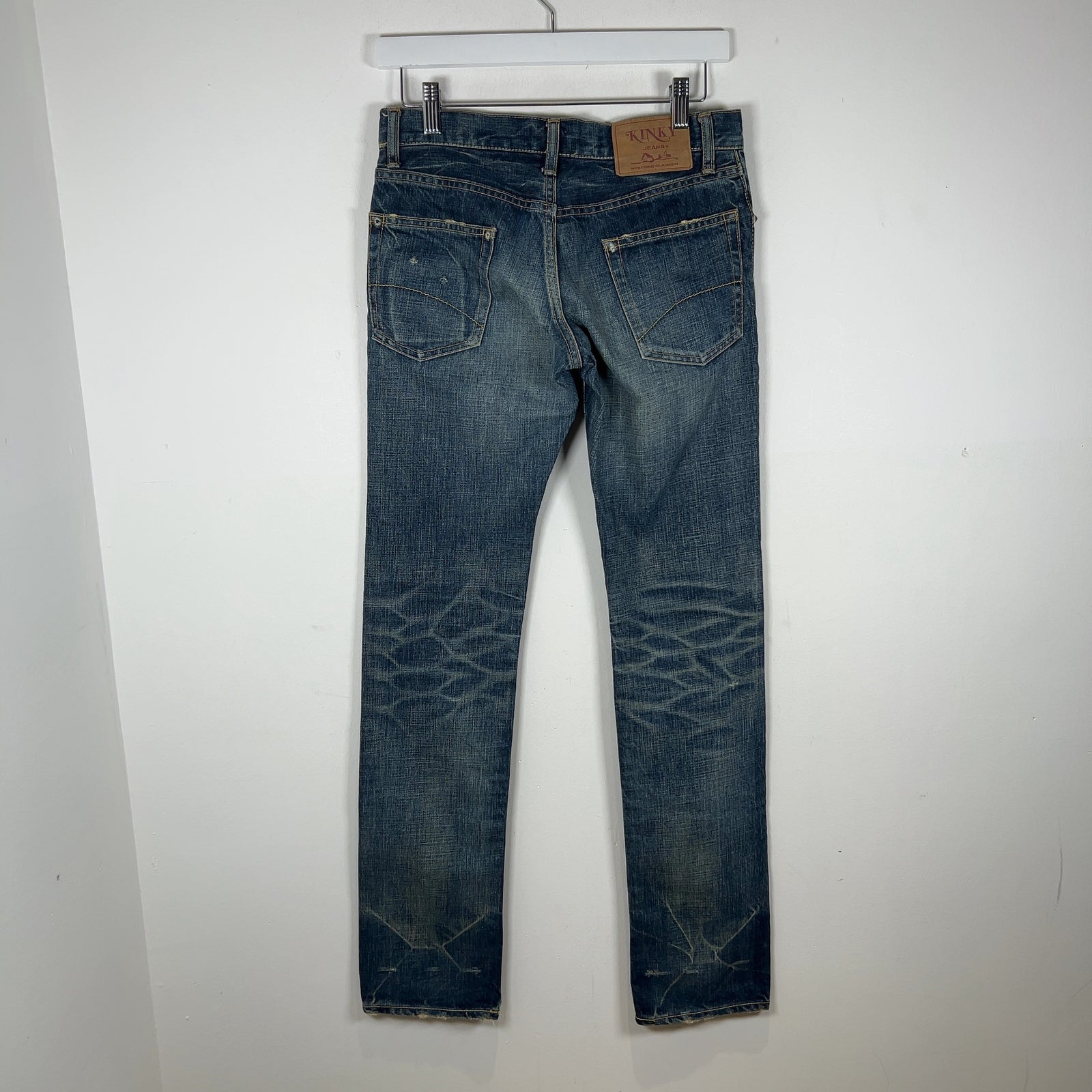 Hysteric Glamour Kinky Studded Light Wash Jeans