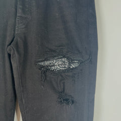 Amiri MX1 White/Black Bandana Jeans