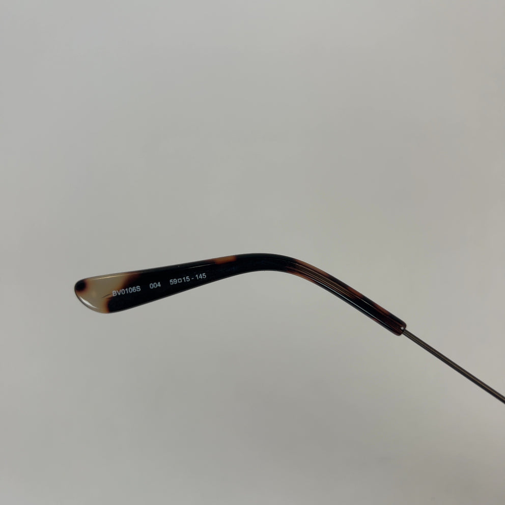 Bottega Veneta Braided Leather Aviator Sunglasses